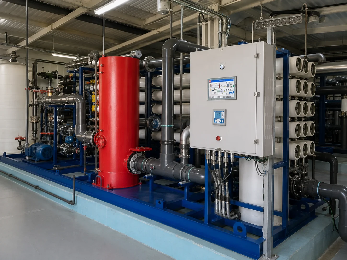 Módulo de desalinización de agua de mar automatizado por Tecno All