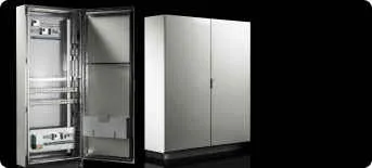 Gabinetes industriales Rittal mostrados en el catálogo Tecno All