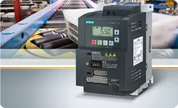 Variadores Siemens mostrados en el catálogo Tecno All